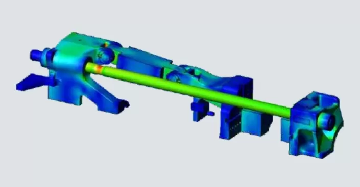 High-rigidity and low-friction mechanical structure