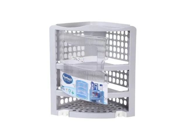 Plastic bathroom storage rack(1)